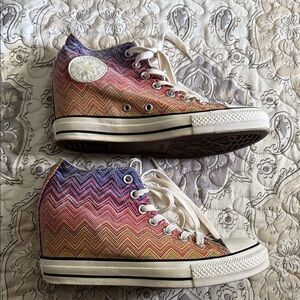 Converse Zigzag High-Top Sneakers - Multicolor